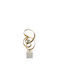 Zen Collection Bürodekoration aus Metallisch 14.5x9x36.5cm in Gold Farbe