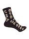 Gift-Me Women's Socks Dark Brown