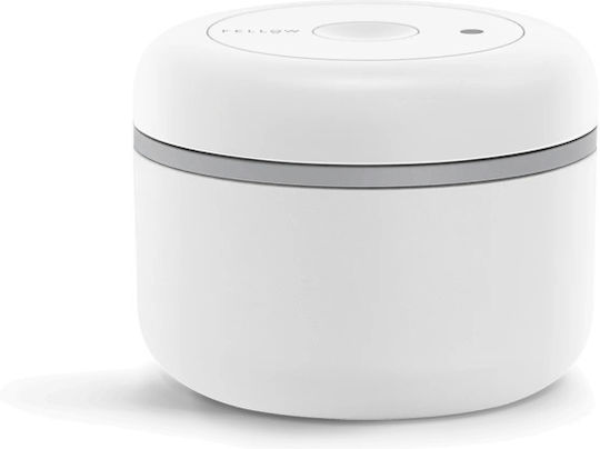 Fellow Fellow Coffee Jar with Airtight Lid Stainless Steel White 400ml 1 Piece