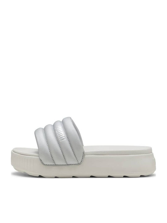 PUMA Karmen Slides Cu Platformă În Culoare Turcoaz