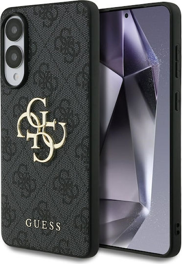 Guess Classic Задна корица Пластмаса / Изкуствена кожа / Метал / Силикон Черен (Galaxy S25 Edge)