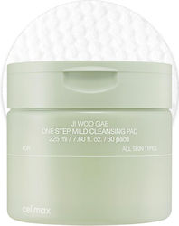 Celimax Ji.Woo.Gae One Step Mild Pads Pads Καθαρισμού Προσώπου 60τμχ Celimax Ji.Woo.Gae One Step Mild Pads Pads Καθαρισμού Προσώπου 60τμχ