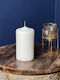 Column Candle 8x15 White