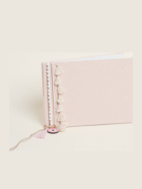 Beauty Home Carte De Dorințe Pentru Nunți Roz Auriu Lurex Verticală