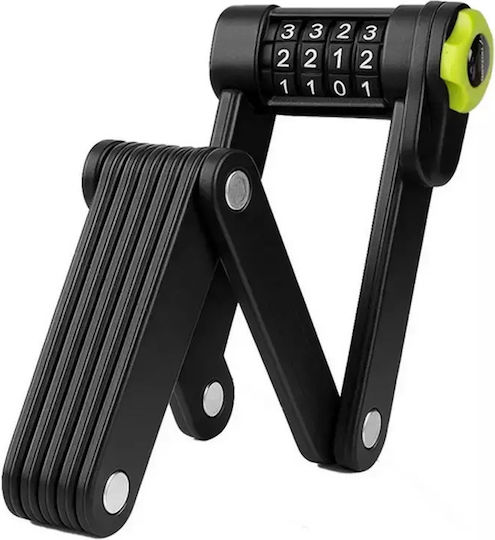 Folding Bicycle Lock Steel Mounting Base Code 16x8 Cm Aria Trade