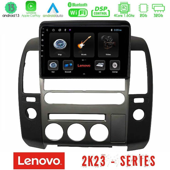Lenovo Ηχοσύστημα Αυτοκινήτου για Nissan Navara / Pathfinder 2006-2012 (Bluetooth/USB/WiFi/GPS/Apple-Carplay/Android-Auto) με Οθόνη Αφής 9"