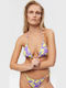 Amy Bikini Triangle B Cup With Padding Lilac Yellow
