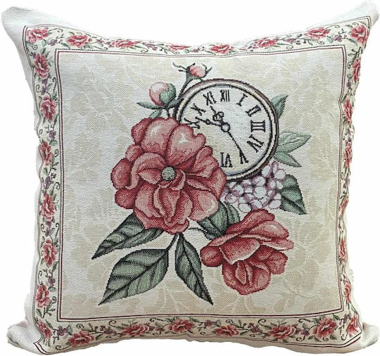Linea Home Μαξιλαροθήκη Retro Μπεζ 45x45εκ.
