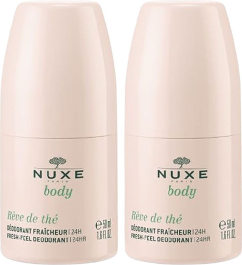 Nuxe Αποσμητικό 24h σε Roll-On 2x50ml