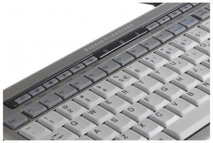 Bakker Elkhuizen S-Board 840 design Само клавиатура Английски UK Light Grey