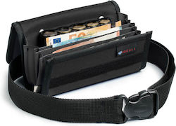 IdealPress Stoff-Kellner-Gürteltasche mit 8 Münzbox-Fächern 20x11x7cm