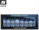 Acrylicos Vallejo Model Making Paint Set in Silver color 8pcs