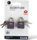 Forecast Padlock Brass with Key with TSA Certif...