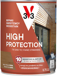 V33 High Protection Woodstain Пропитка Дъб Сате...