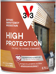 V33 High Protection Woodstain Пропитка Дъб Сате...