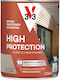 V33 High Protection Woodstain Silber Satin,σατε...