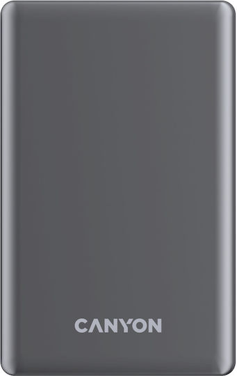 Canyon OnPower 510 MagSafe 10000mAh 20W με Θύρα USB-C Power Delivery Γκρι