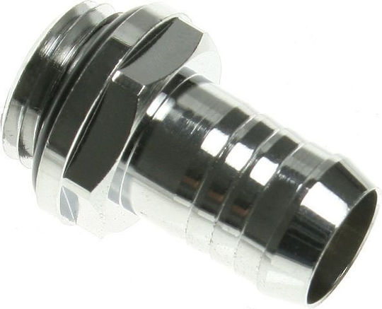 Bitspower Connector Straight G1/4 Inch Male to 10mm ID Silver Glossy