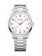 Wenger Men's Watch Battery with Silver Metal Bracelet