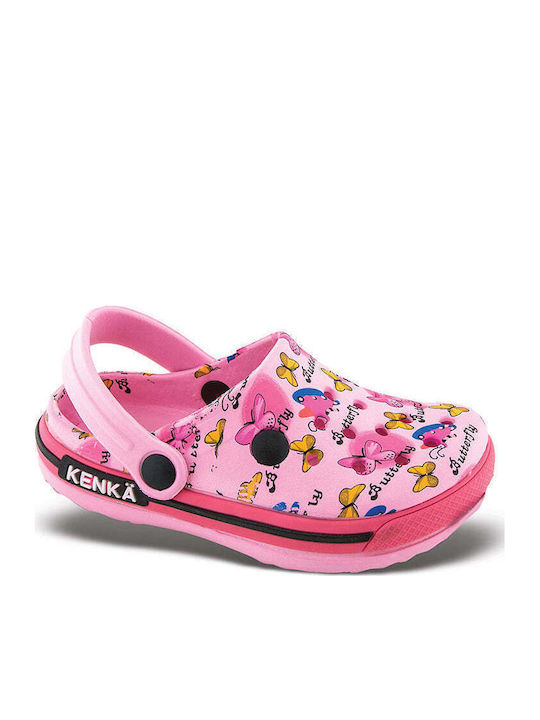 Children's Anatomical Beach Shoes Fuchsia