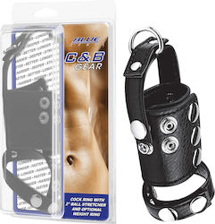 Blue Line C&b Gear Cock Ring 2' Ball Stretcher Weightring