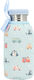 Tutete Stainless Steel Kids Water Bottle Thermos Light Blue 500ml