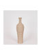 Decorative Vase Brown 12x11x41cm