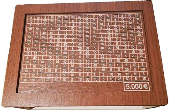 Hölzernes Sparbüchse Schweinchen Sparschwein Zähler Zuhause Bibliothek Dekoration Spez Lichtbraun 5000 Euro