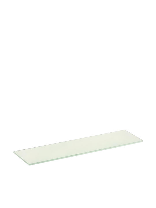 Inter Ceramic Стенен Рафт за баня Стъклен 60x12x0.6см Прозрачен