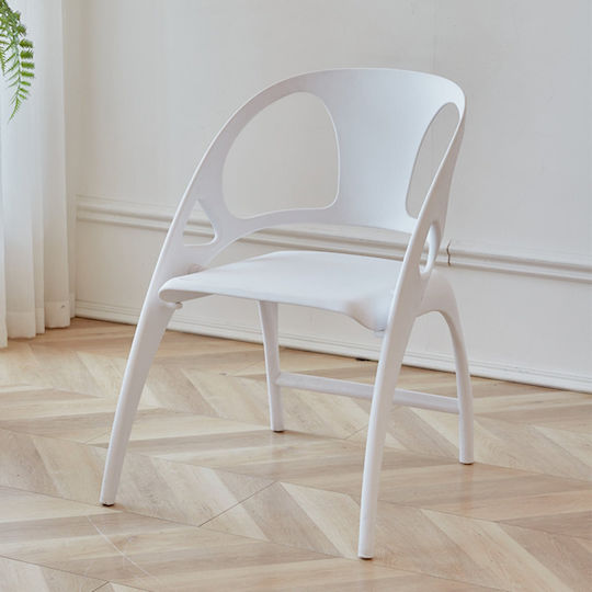 Garten- und Outdoor-Möbelsets Für kleinen Balkon Aria 3Stücke Weiß GRD533 Quadrat WH