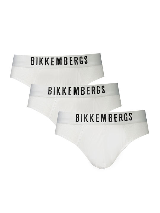 Bikkembergs Σλιπ 3Pack White Bikkembergs Σλιπ 3Pack White