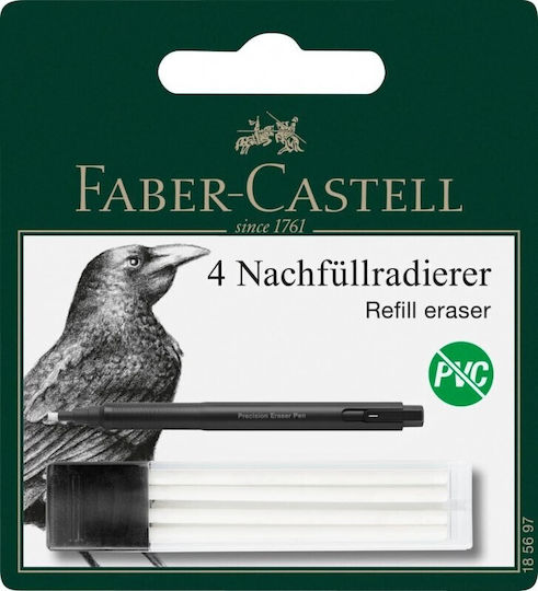 Faber Castell Replacement Erasers Precision Eraser For Pen 185697 4005401856979
