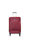 Medium Suitcase Nylon Skiathos Red
