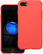 Forcell Back Cover Σιλικόνης Πορτοκαλί (iPhone 8/7)