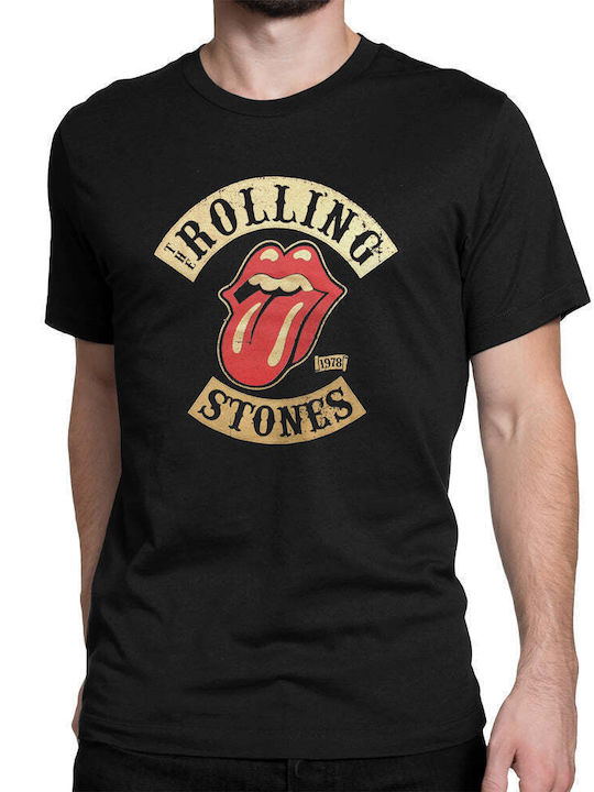 Rolling Stones Unisex T-shirt Baumwoll Schwarz