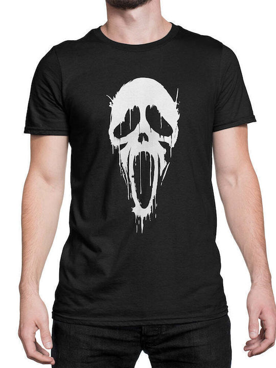 Scream Movie T-shirt All Time Classic Unisex Cotton Black