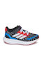 Runfalcon Spider Man Αθλητικά Παιδικά Παπούτσια Running με Σκρατς Μαύρα
