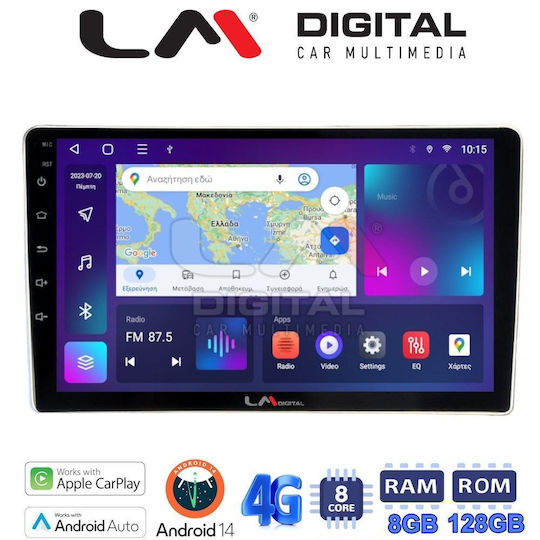 LM Digital Car Audio System for Peugeot Expert Toyota Proace Citroen C2 / C3 / Jumpy / Berlingo 2008-2018 (Bluetooth/USB/WiFi/GPS/Apple-Carplay/Android-Auto)