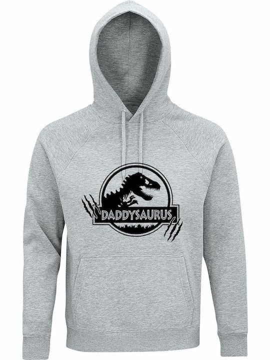 Hoodie Unisex Organic " Daddysaurus Daddy Ft Ju...