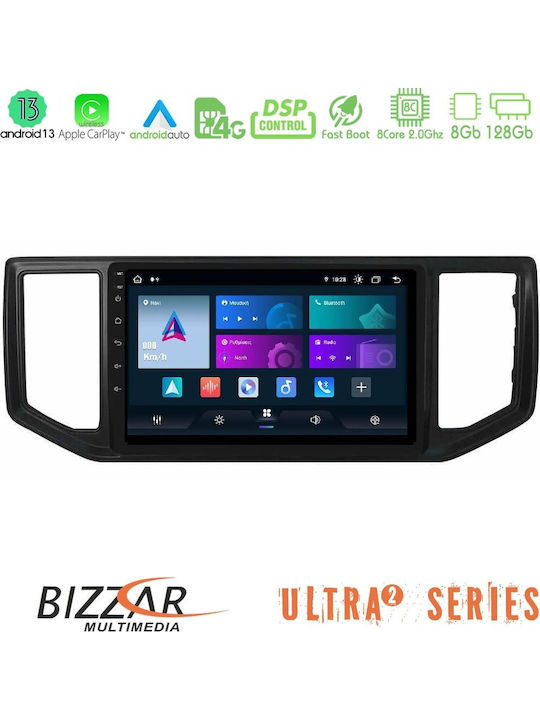 Bizzar Car Audio System for Volkswagen Amarok 2017-2022 (Bluetooth/USB/WiFi/GPS/Apple-Carplay/Android-Auto) with Touch Screen 9"