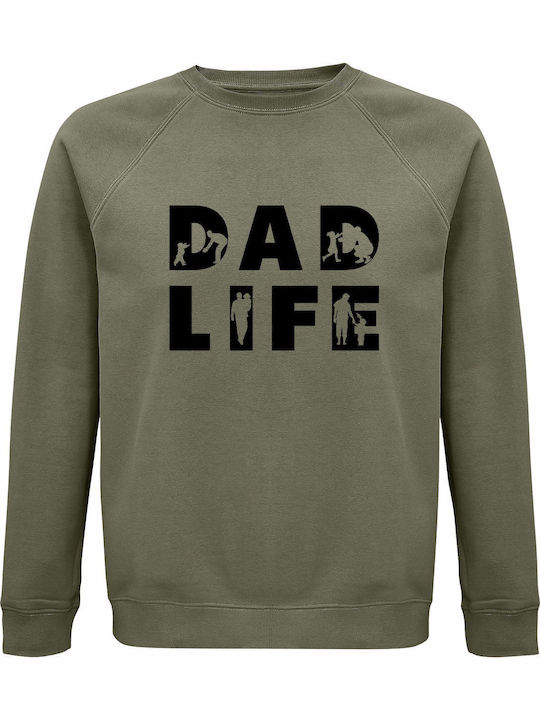 Sweatshirt Unisex Organic " Dad Life Design Kid...