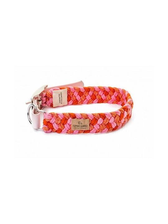 Unicord Handmade Dog Collar Collar Color Party Pink Fuchsia 44-50cm Large