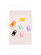 Unicord Θήκη Air Tag Holder Σκύλου Μωβ 34-a251-100