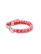 Unicord Handmade Dog Collar Flower Power Pink Fuchsia 44-50cm Large