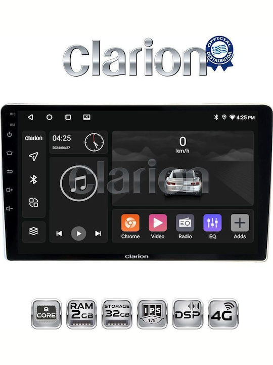 Clarion Автомобилна Аудио Система (Блутут/USB/WiFi/GPS/Apple-Carplay/Android-Auto)