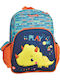 Gim Backpack School Bag Backpack Kindergarten Multicolour with Water Bottle Holder 12Liters