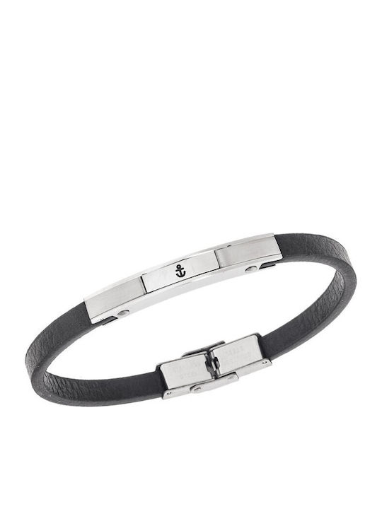 Senza Men's Bracelet with design Anchor made of...
