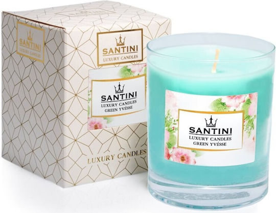 Santini Cosmetic Lumânare Aromatică Verde Yvesse Borcan Lămâie