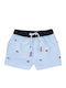 Chicco Детски Бански Къси панталони за плуване Light Blue, White