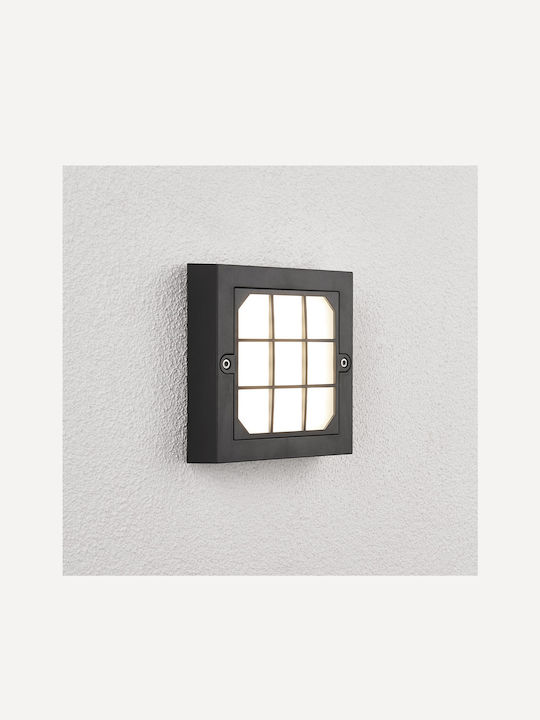 Spot Light Επιτοίχια Εξωτερική Πλαφονιέρα LED 6W με Ρυθμιζόμενο Λευκό Φως
